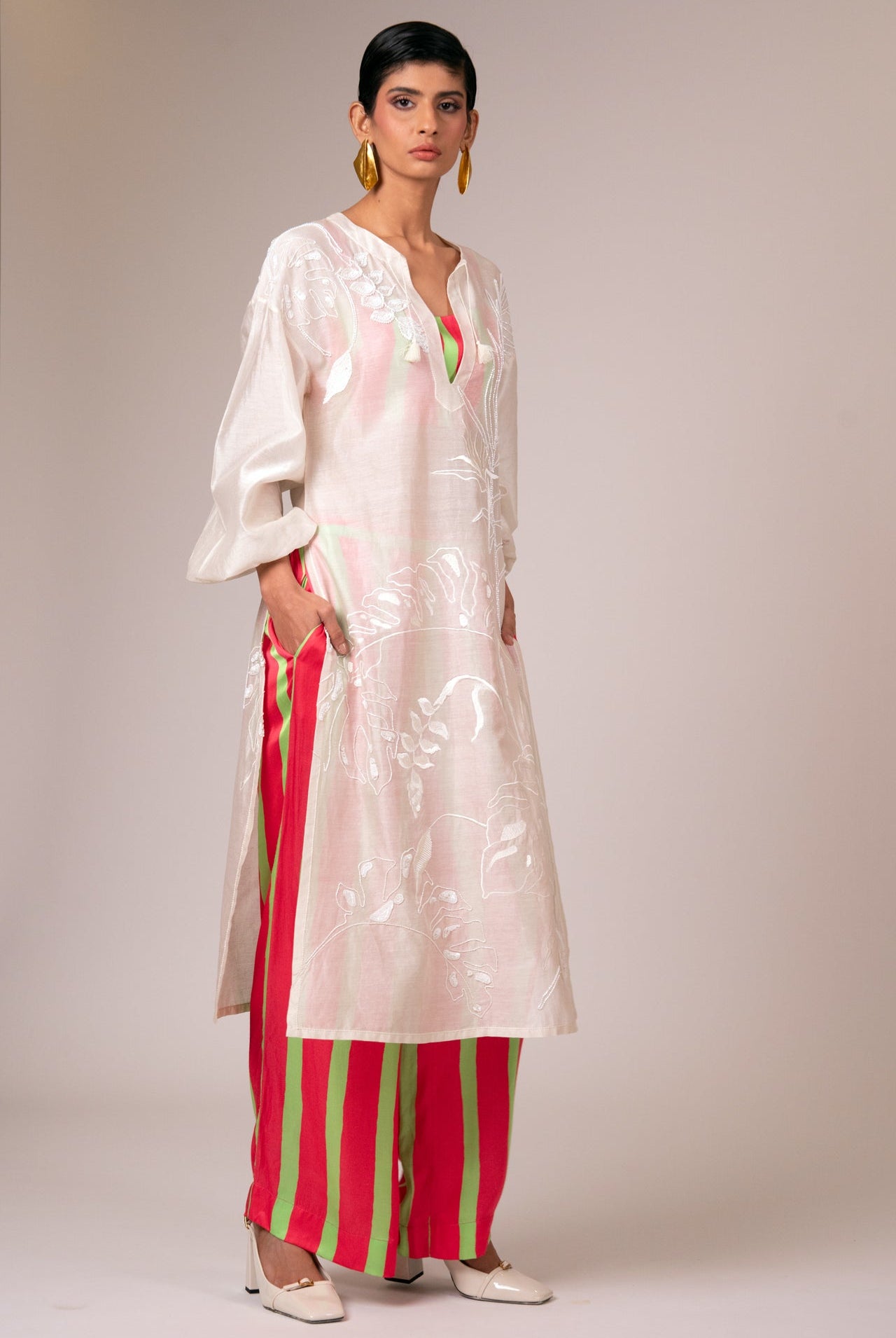 Astra - Sheer Kaftan, Bustier & Pants - CiceroniCo-ord SetMadder Much
