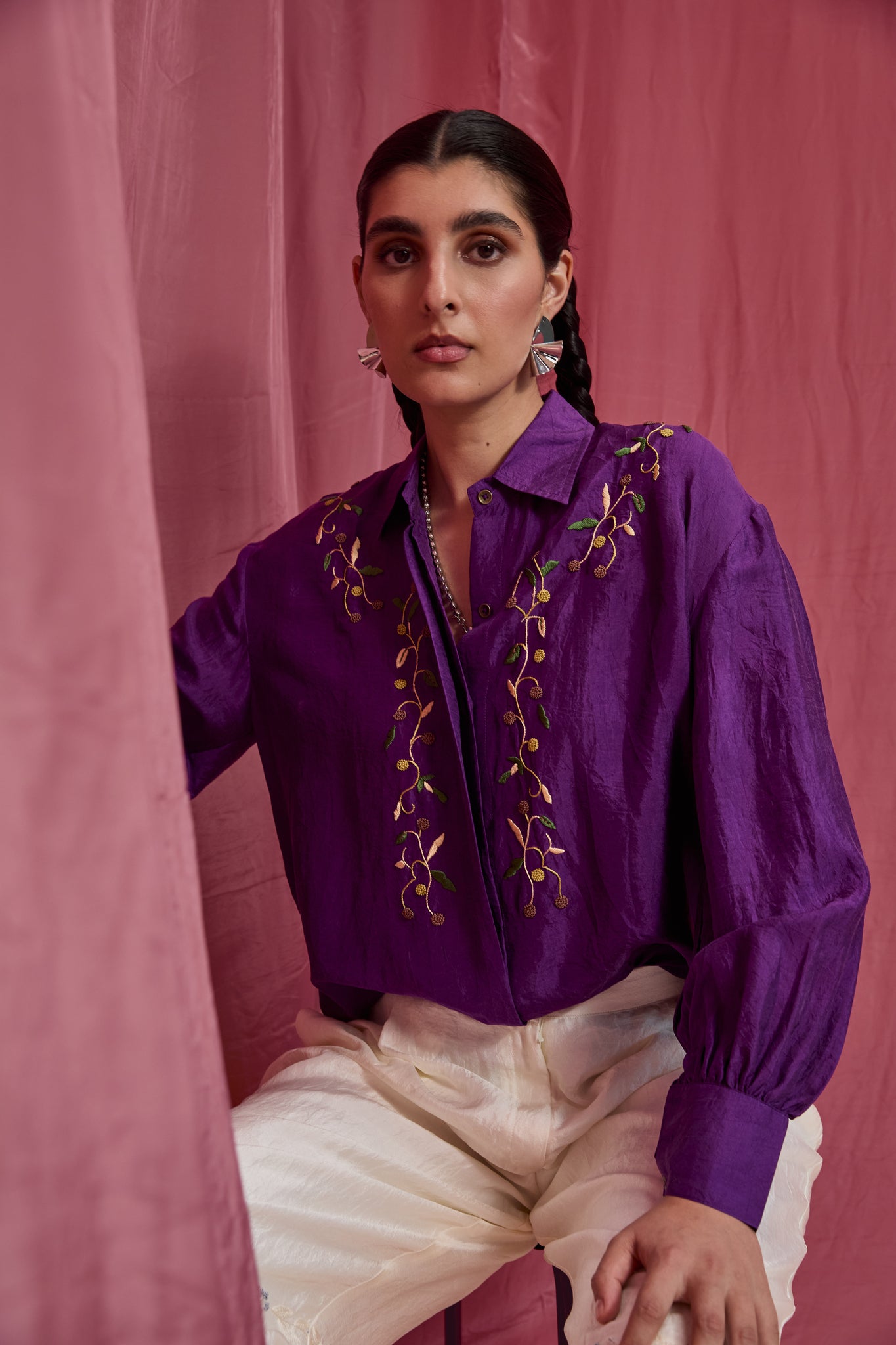 Astris Shirt - Purple - CiceroniWomen ShirtsAmbrosia