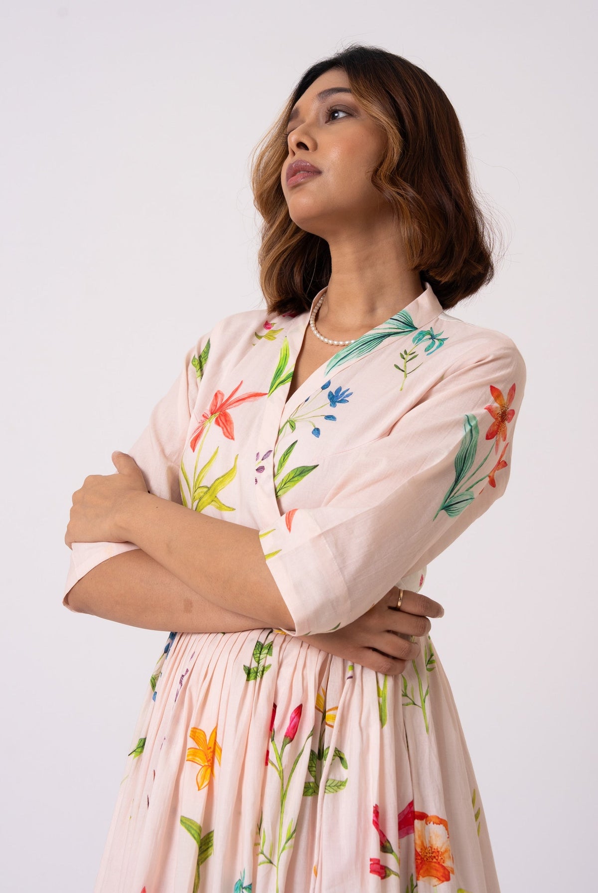 Aura Dress - Peach - CiceroniDressesThe Kaatn Trail