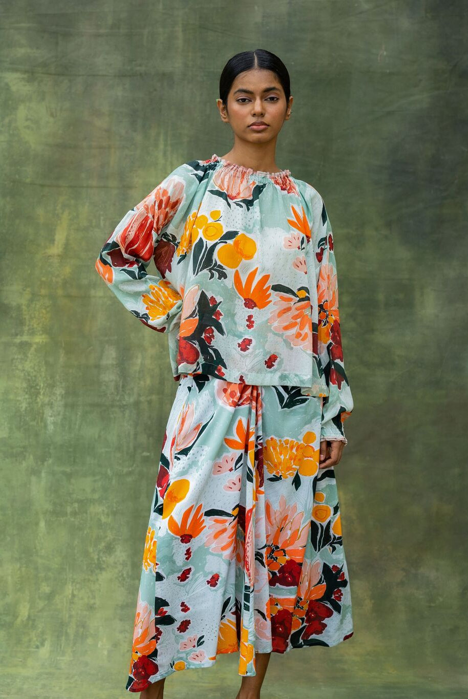 Aura Printed Set - CiceroniSkirt SetDoodlage