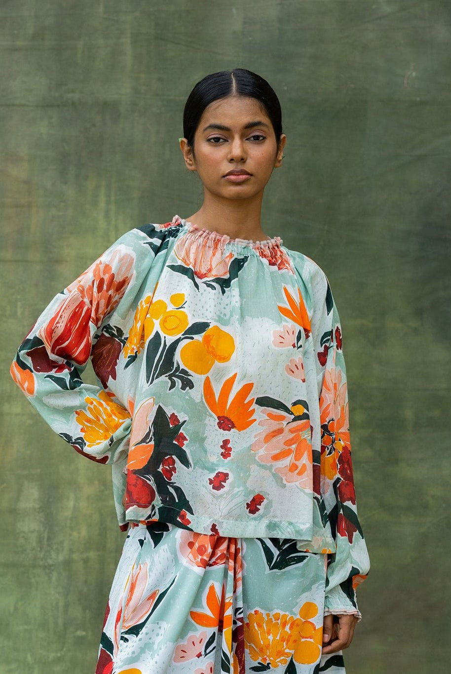 Aura Printed Top - CiceroniTopsDoodlage