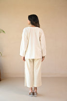 Ava Tunic - Natural White - CiceroniTopsRang by Rajvi