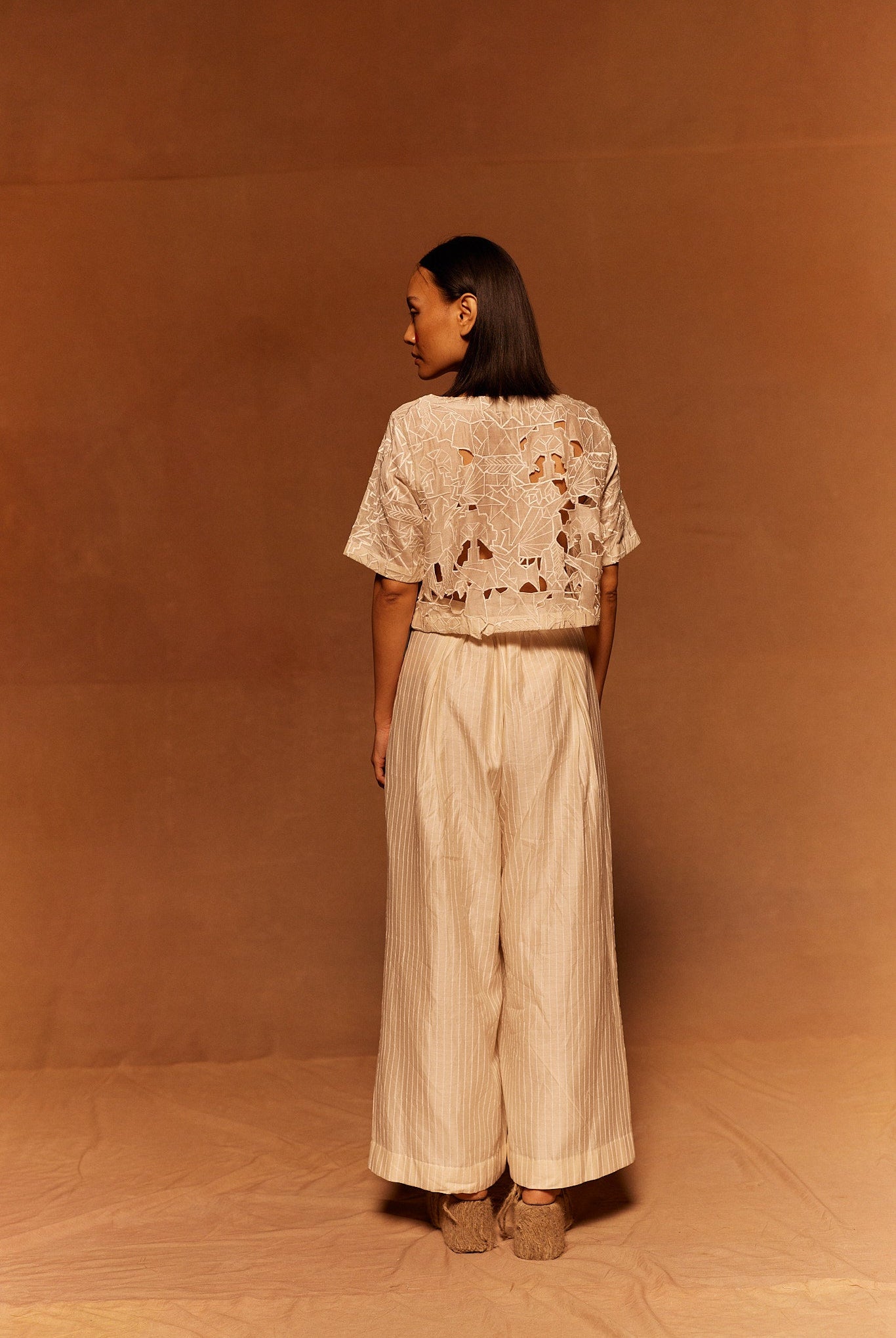 Avame Cut Work Top - CiceroniCrop Top and CorsetAhmev