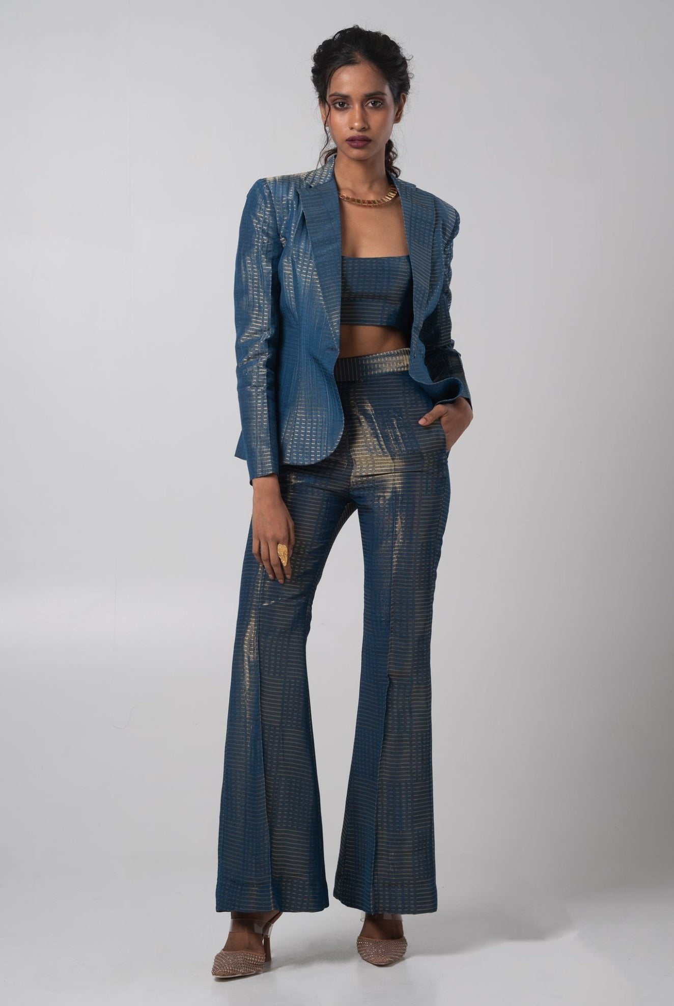 Azul Blazer Set - CiceroniCo - ord SetAdvait