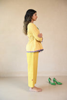 Azure Tunic - Sunny Yellow - CiceroniTopsRang by Rajvi