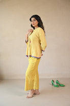 Azure Tunic - Sunny Yellow - CiceroniTopsRang by Rajvi