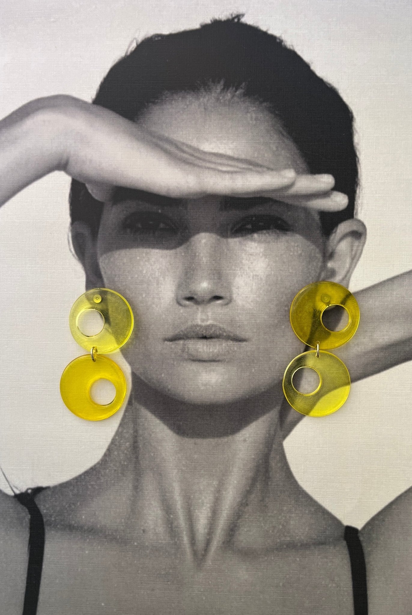Back to the 60's - Annalus - Yellow - CiceroniEarringsShivani Vaishnavi