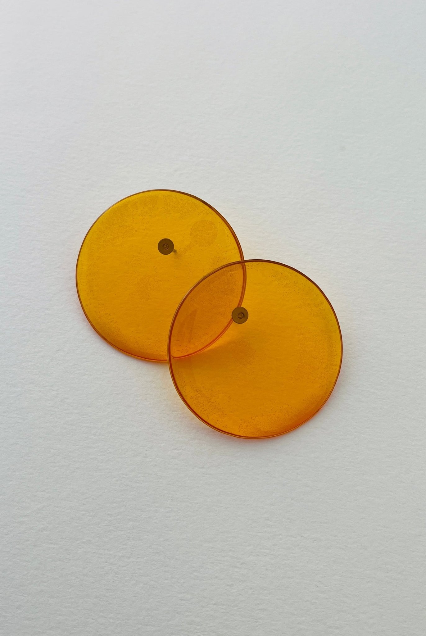 Back to the 60's - Circular - Orange - CiceroniEarringsShivani Vaishnavi