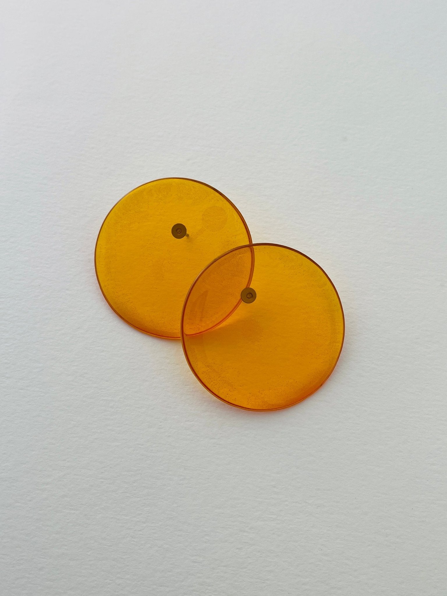 Back to the 60's - Circular - Orange - CiceroniEarringsShivani Vaishnavi