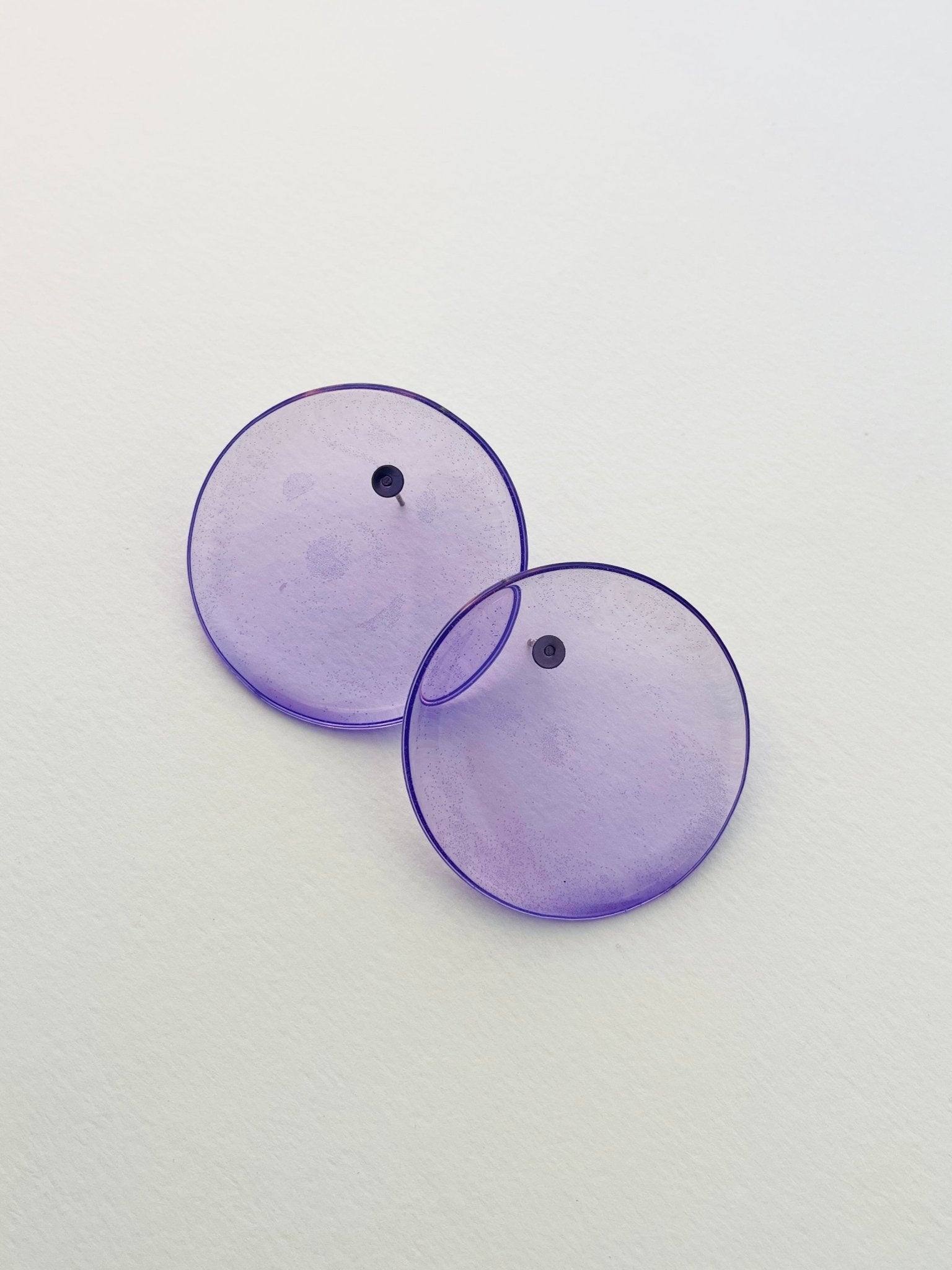 Back to the 60's - Circular - Purple - CiceroniEarringsShivani Vaishnavi