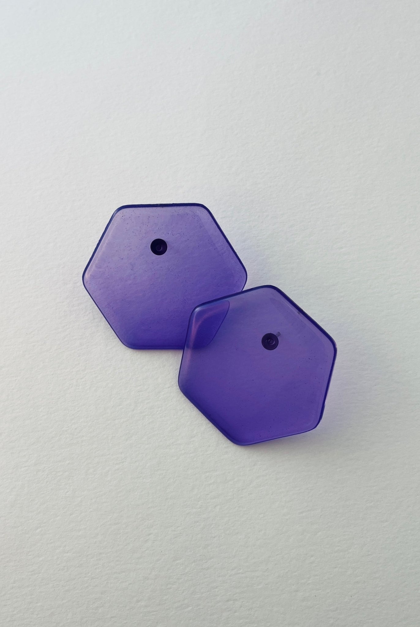 Back to the 60's - Hexagonal - Purple - CiceroniEarringsShivani Vaishnavi