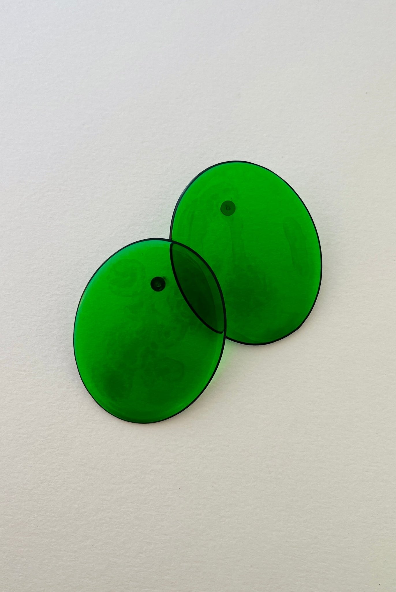 Back to the 60's - Oval - Green - CiceroniEarringsShivani Vaishnavi