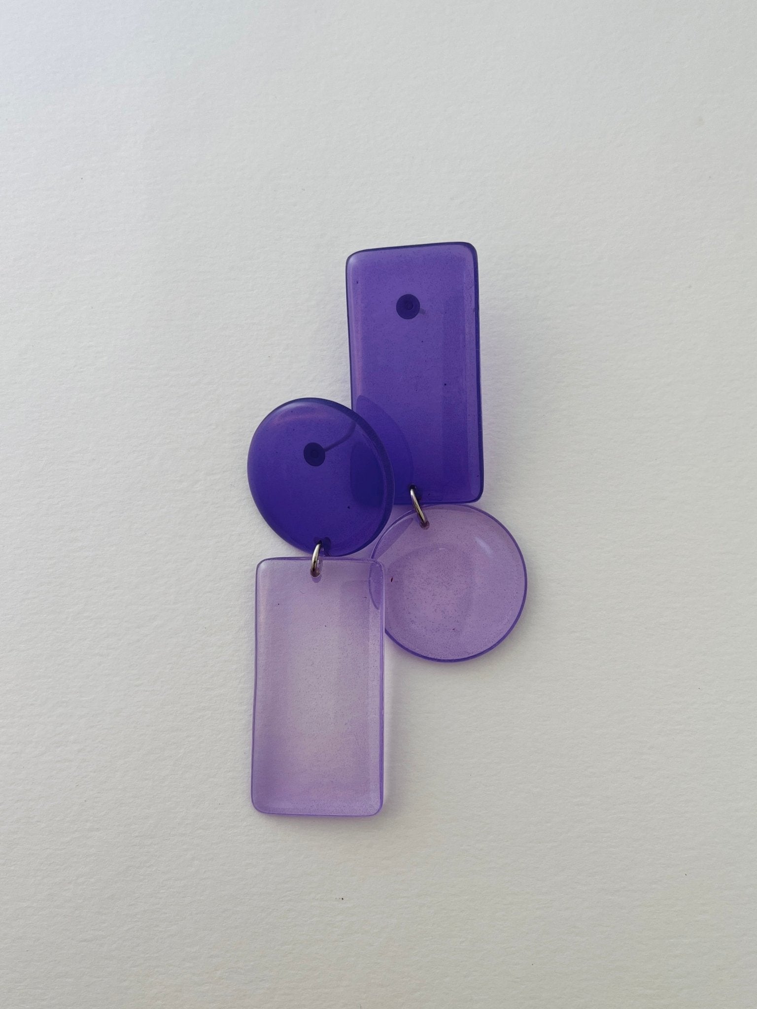 Back to the 60's - Purple - CiceroniEarringsShivani Vaishnavi