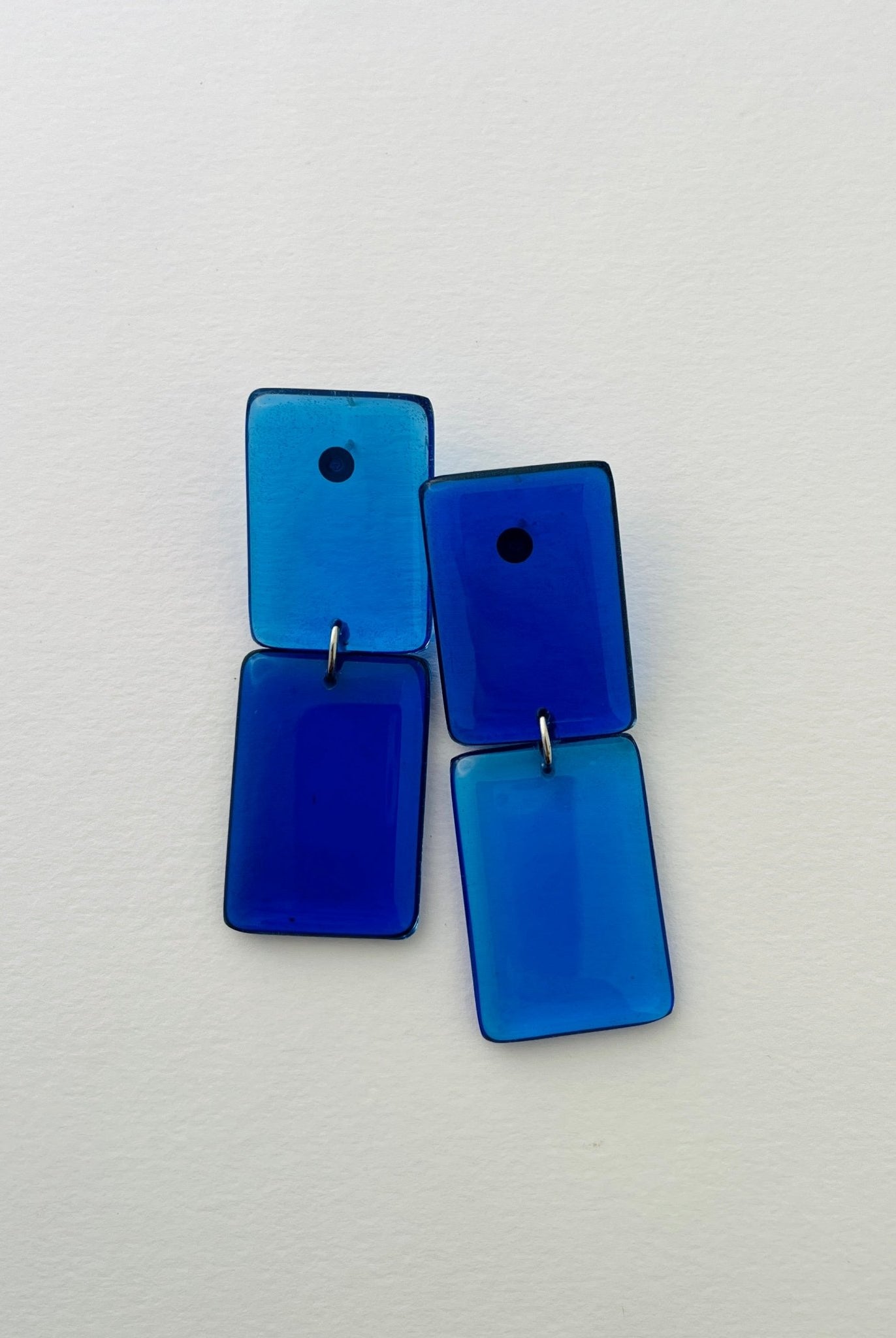 Back to the 60's - Square - Blue - CiceroniEarringsShivani Vaishnavi