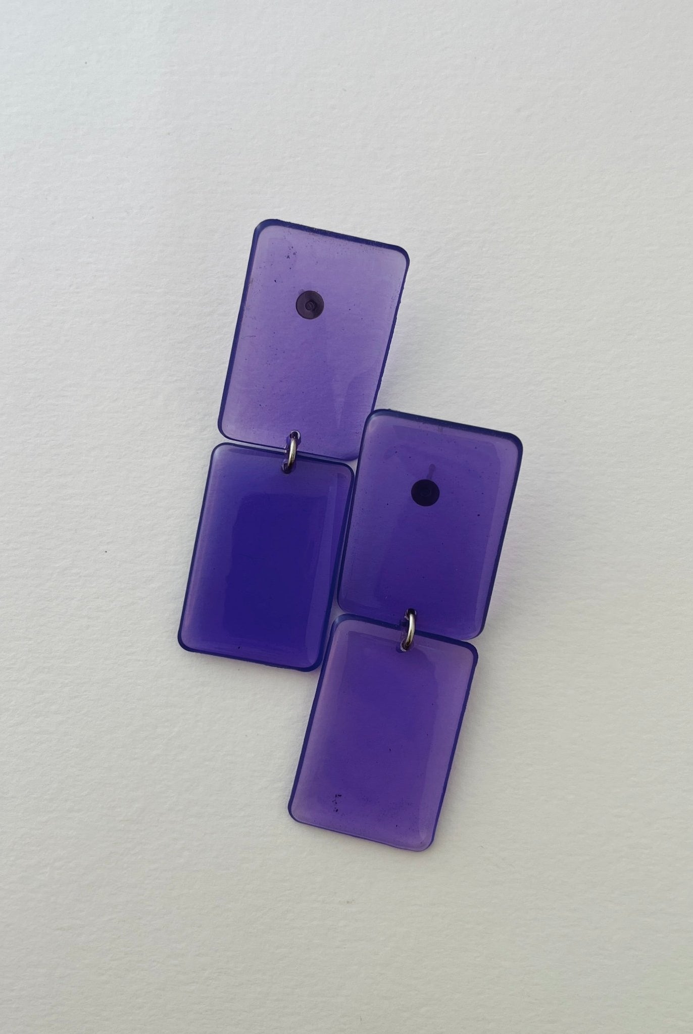 Back to the 60's - Square - Purple - CiceroniEarringsShivani Vaishnavi