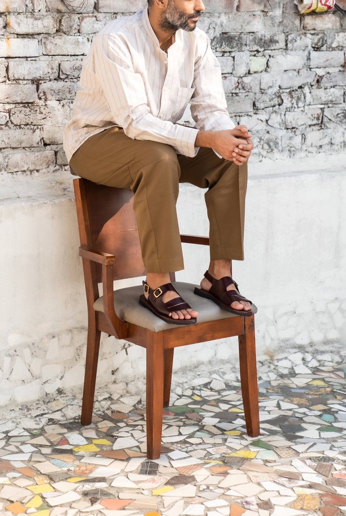 Bailey Leather Sandals - CiceroniSandalsSlomotion