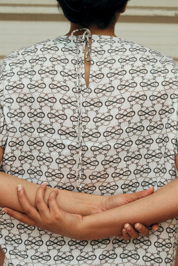 Bakers Co - ord Set in AC Jaal White - CiceroniCo - ord SetNikyta's Workroom