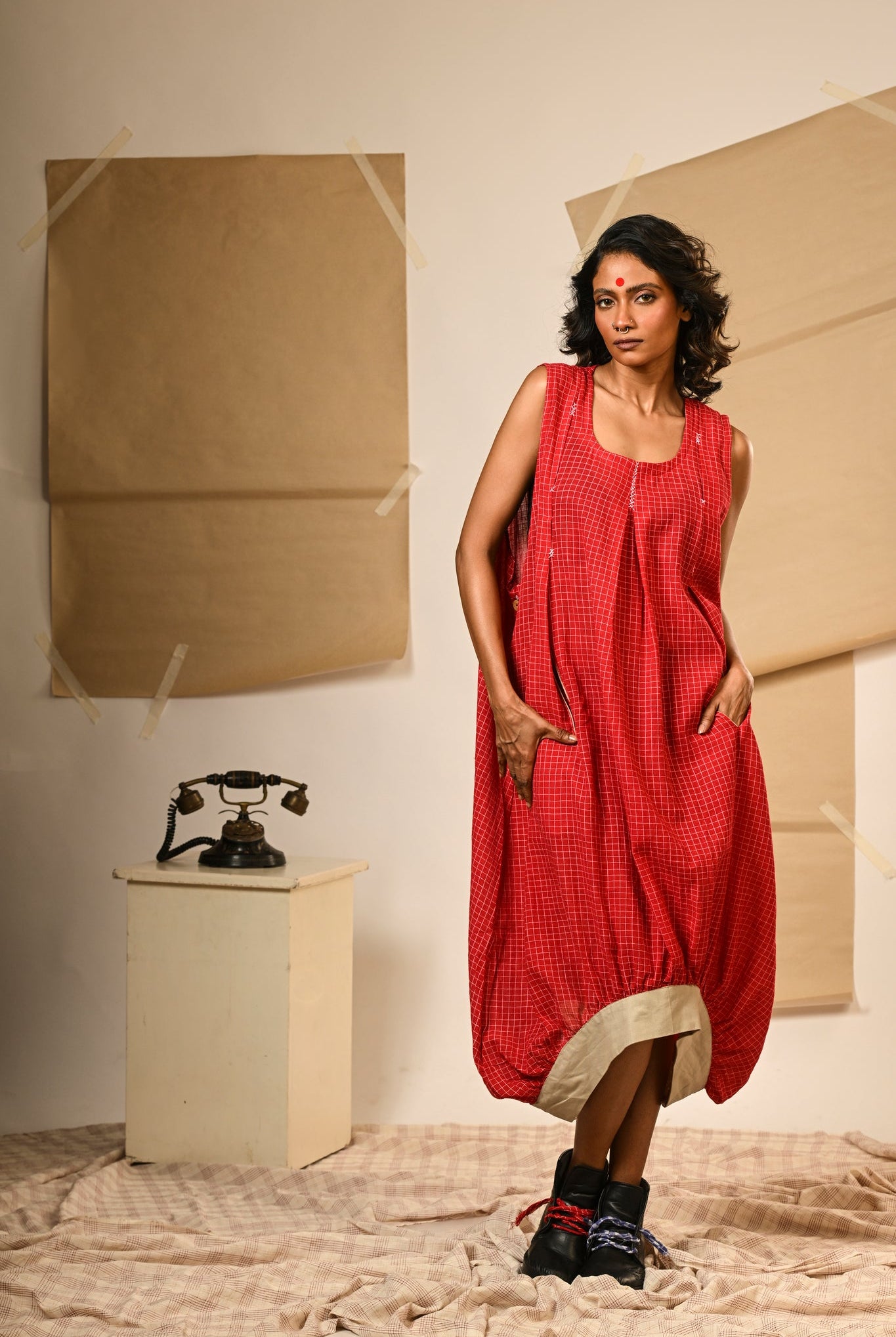 Balloon Jacket Dress - CiceroniDressesPrathaa