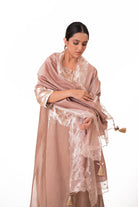 Banarasi Yoke Kurta Set - Ekru - CiceroniKurta Set, Festive wearBhavik Shah