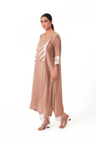 Banarasi Yoke Kurta Set - Ekru - CiceroniKurta Set, Festive wearBhavik Shah