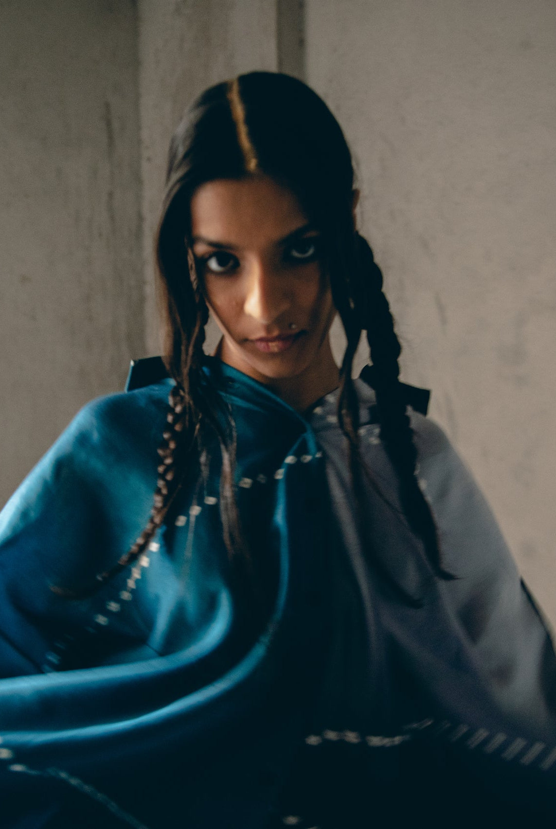 Bandhani Firdaus Kaftan Shirt - CiceroniKaftanAnam Husain