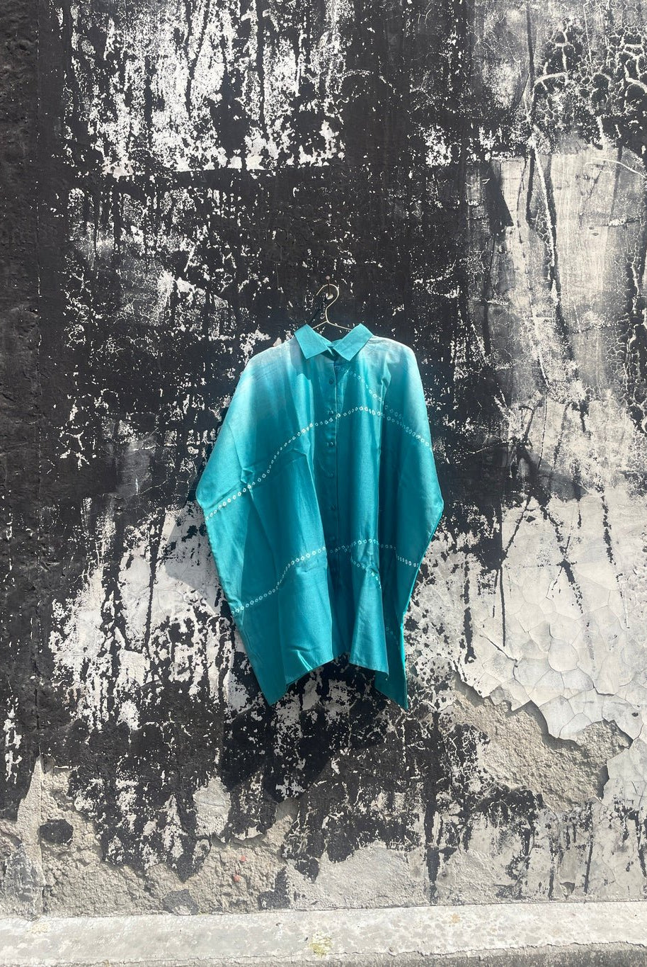 Bandhani Firdaus Kaftan Shirt - CiceroniKaftanAnam Husain