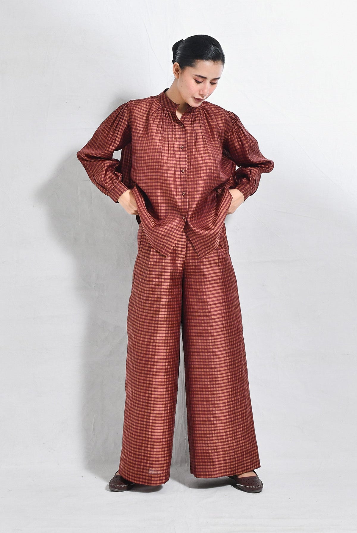 Bangalore Silk Lounge Co - ord (Set of 2) - CiceroniCo - ord SetHiranya