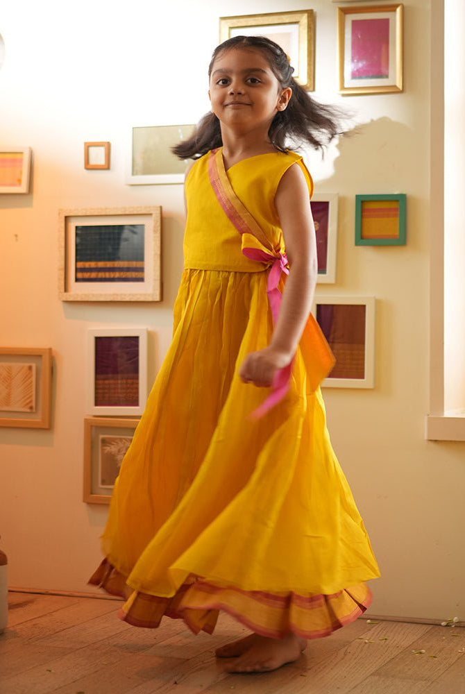 Basant yellow lehenga choli - CiceroniLehenga SetLove The World Today