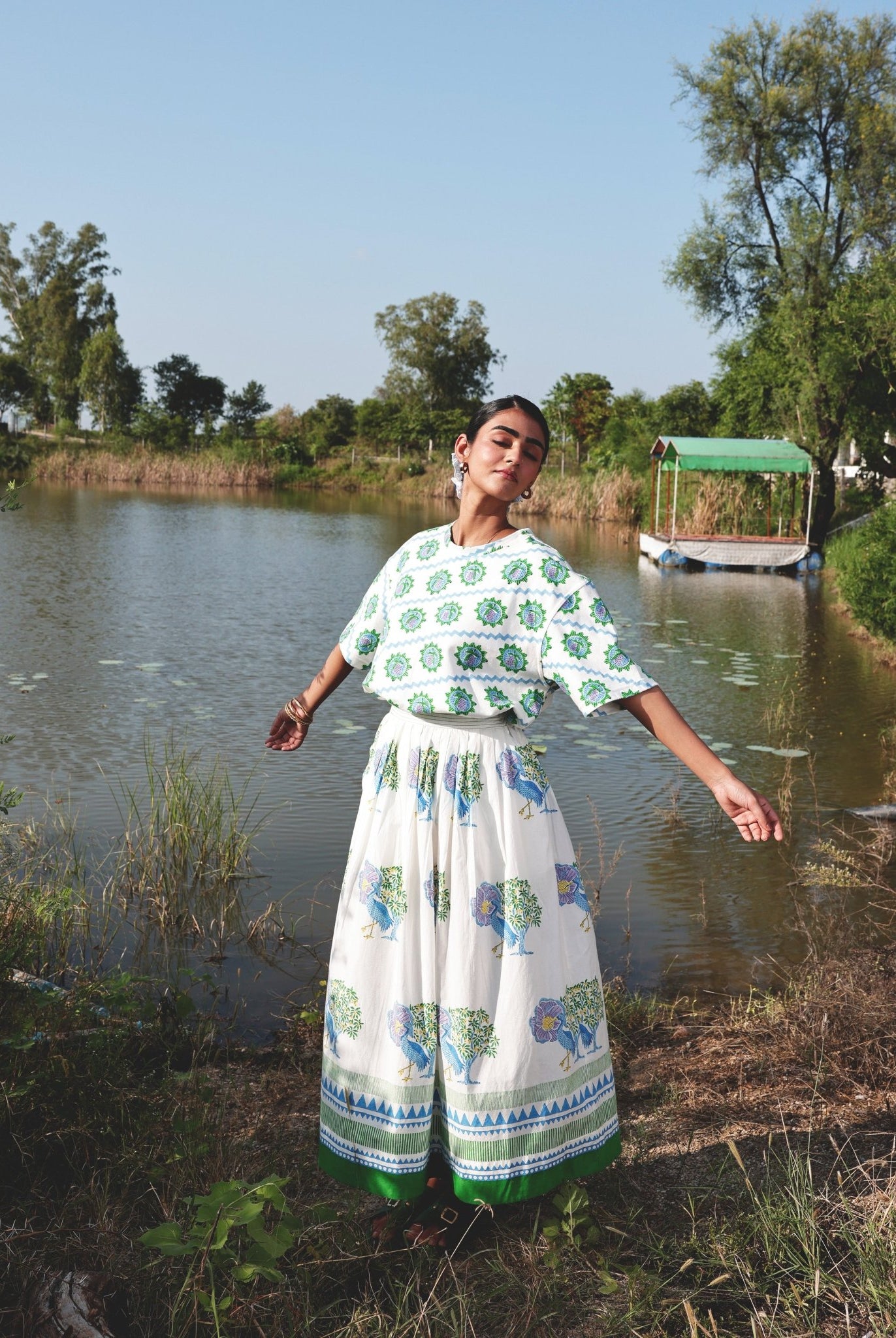 Bawari Skirt - Saras Cane - CiceroniSkirtsThe Raw India