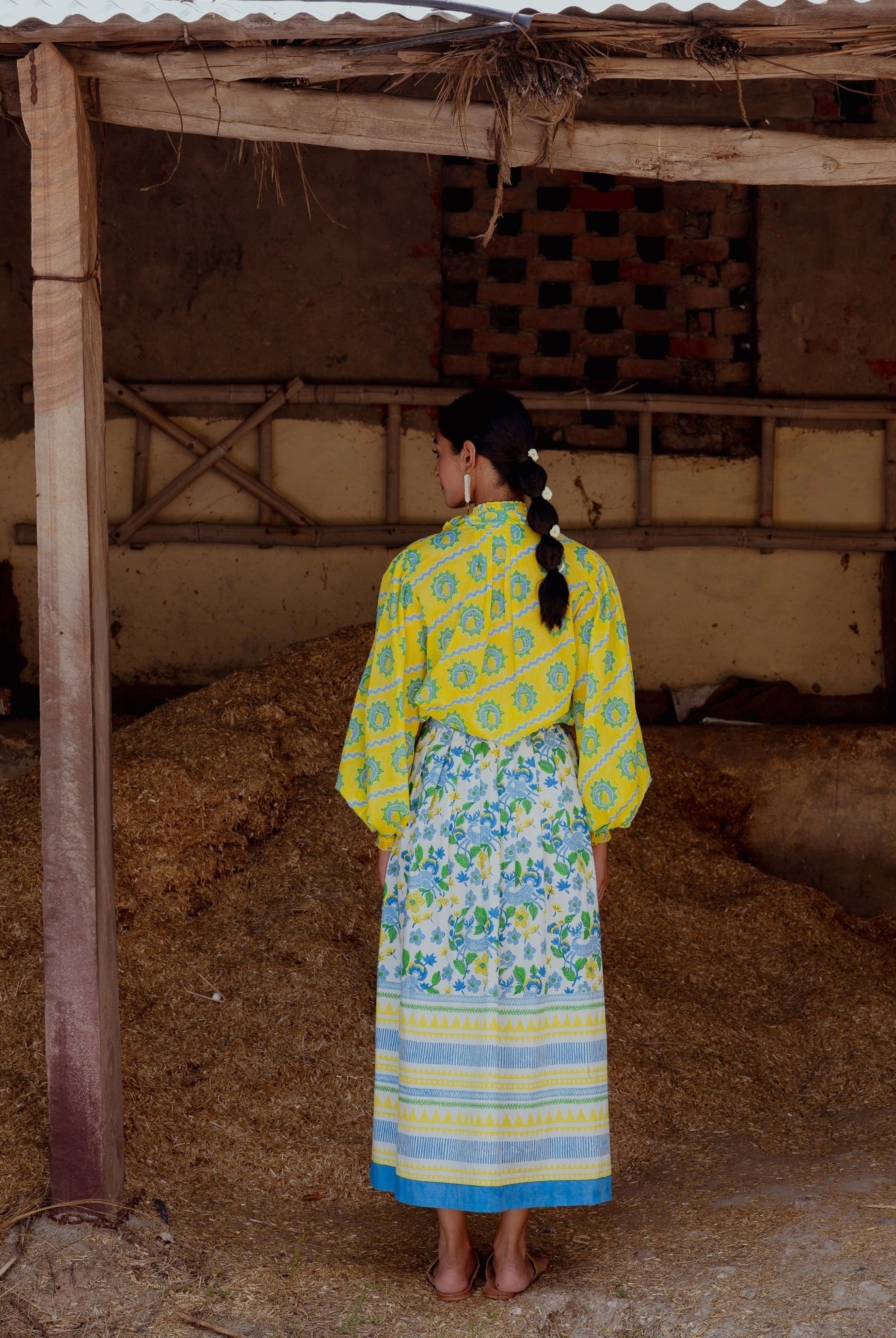 Bawari Skirt - Swamp Deer - CiceroniSkirtsThe Raw India