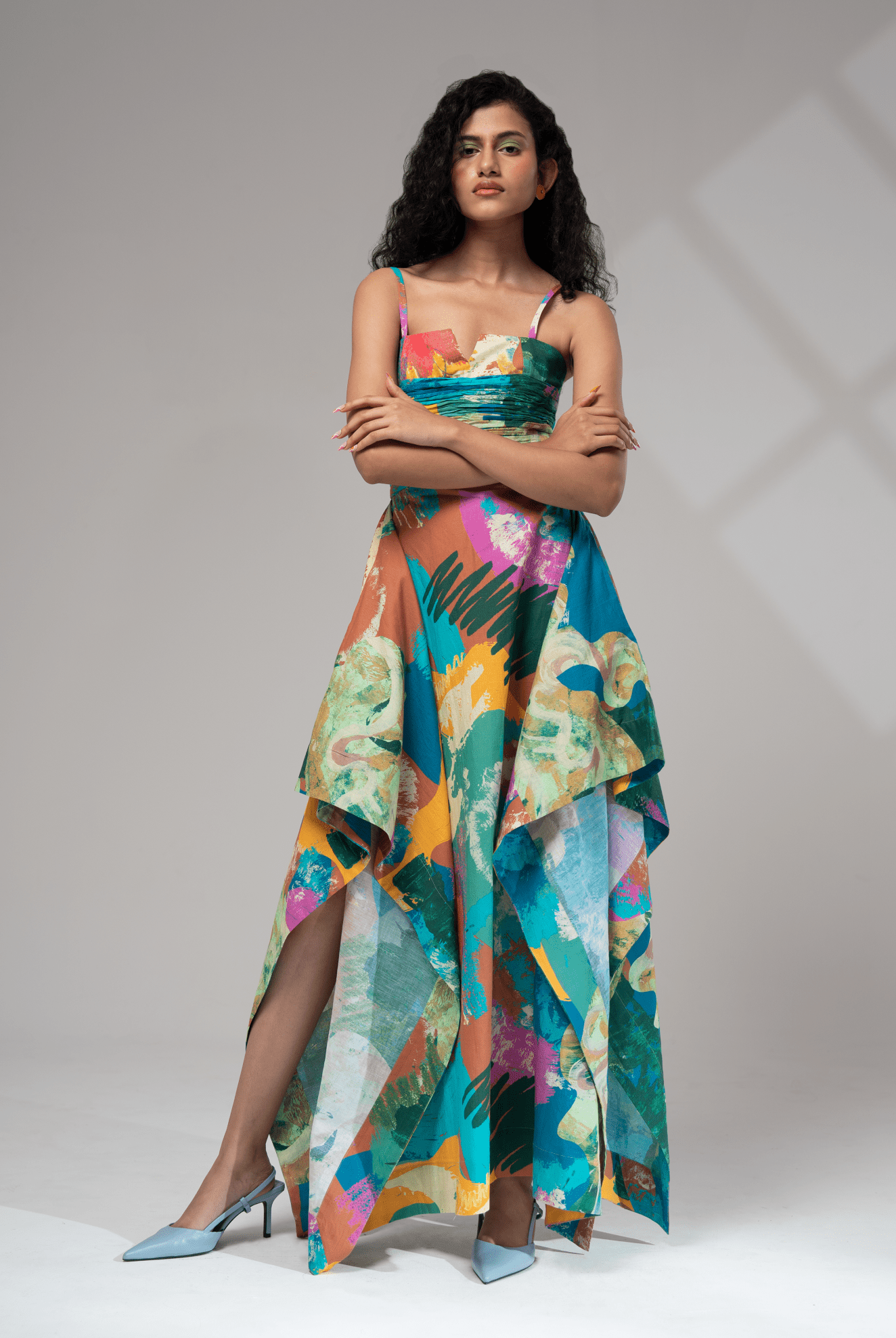 Bay Asymmetrical Maxi - CiceroniDressesAdvait