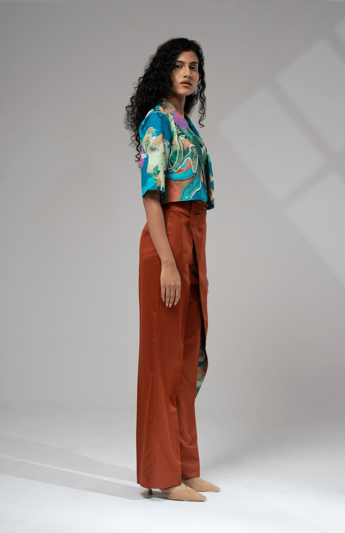 Bay Cropped Jacket Set w/ Bustier - CiceroniCo - ord SetAdvait