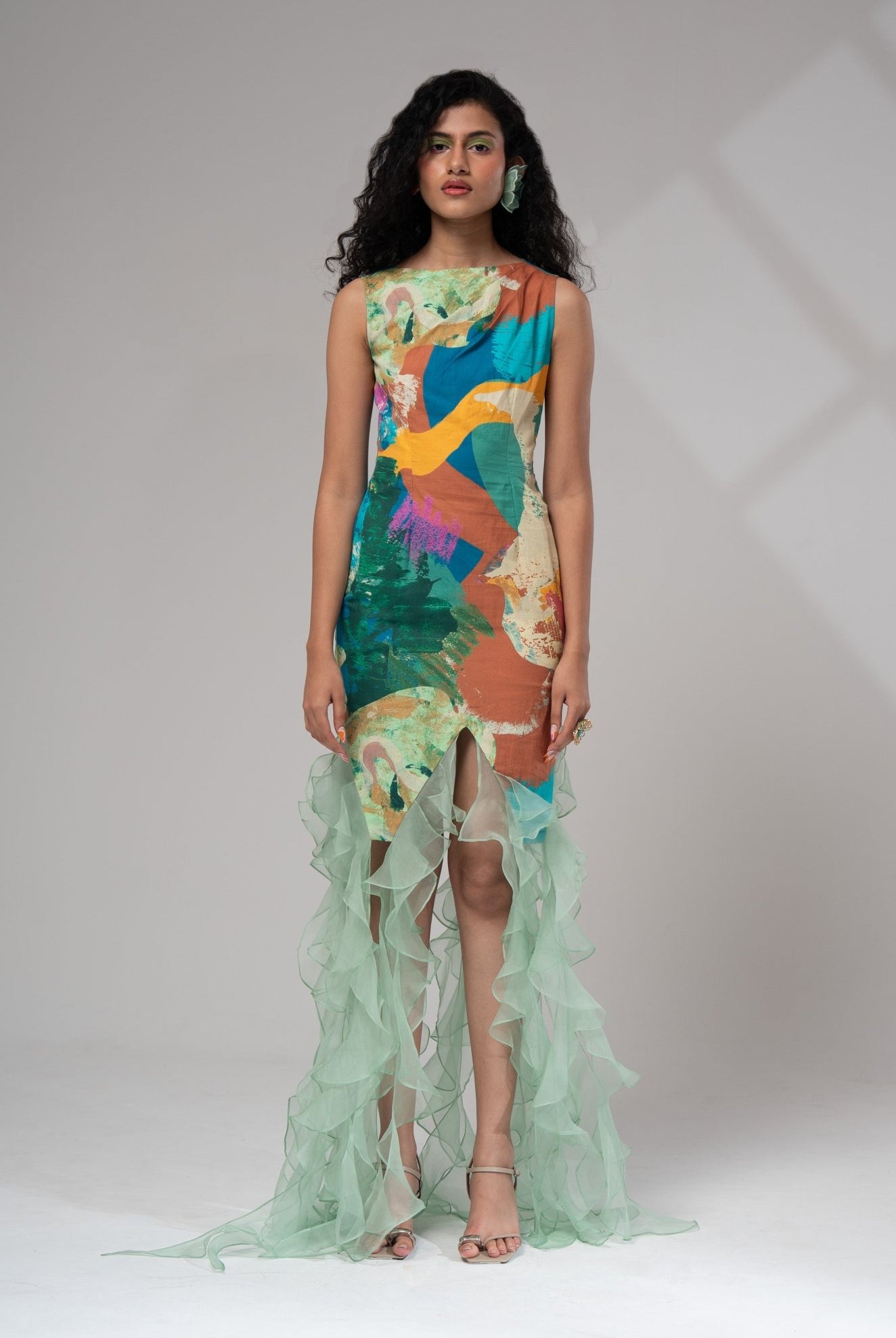 Bay Ruffled Dress - CiceroniDressesAdvait