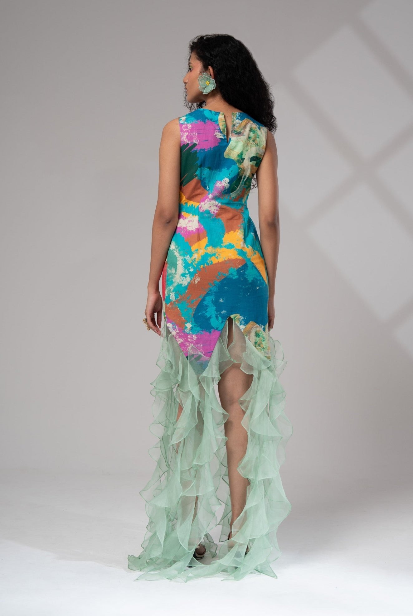 Bay Ruffled Dress - CiceroniDressesAdvait