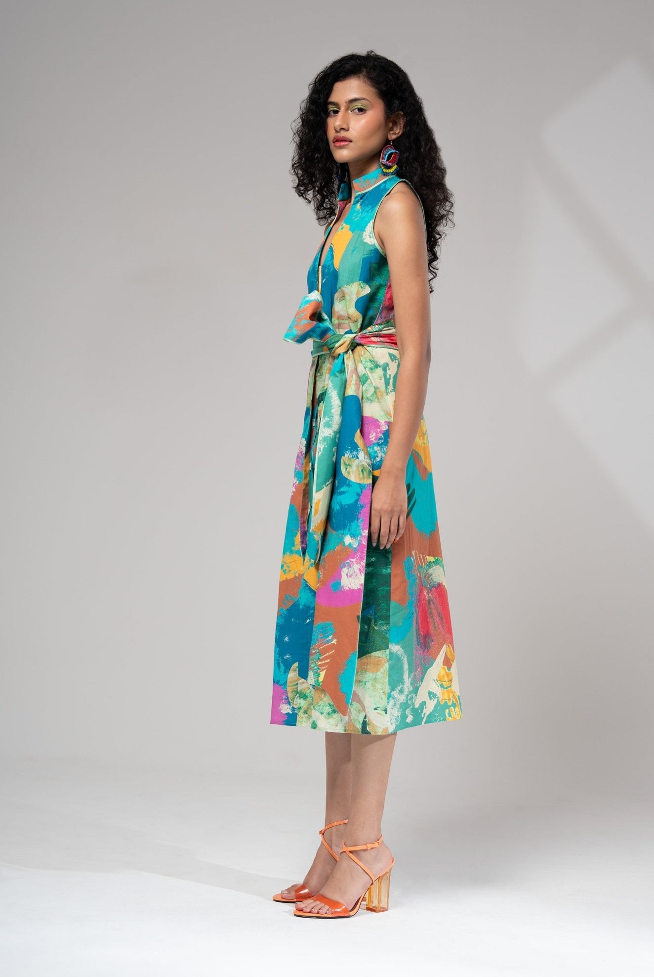 Bay Tie Up Dress - CiceroniDressesAdvait