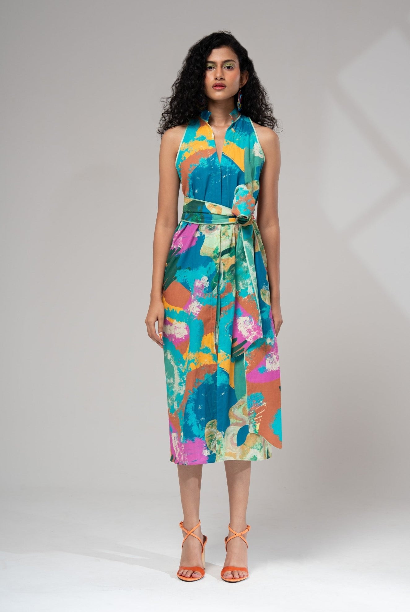 Bay Tie Up Dress - CiceroniDressesAdvait