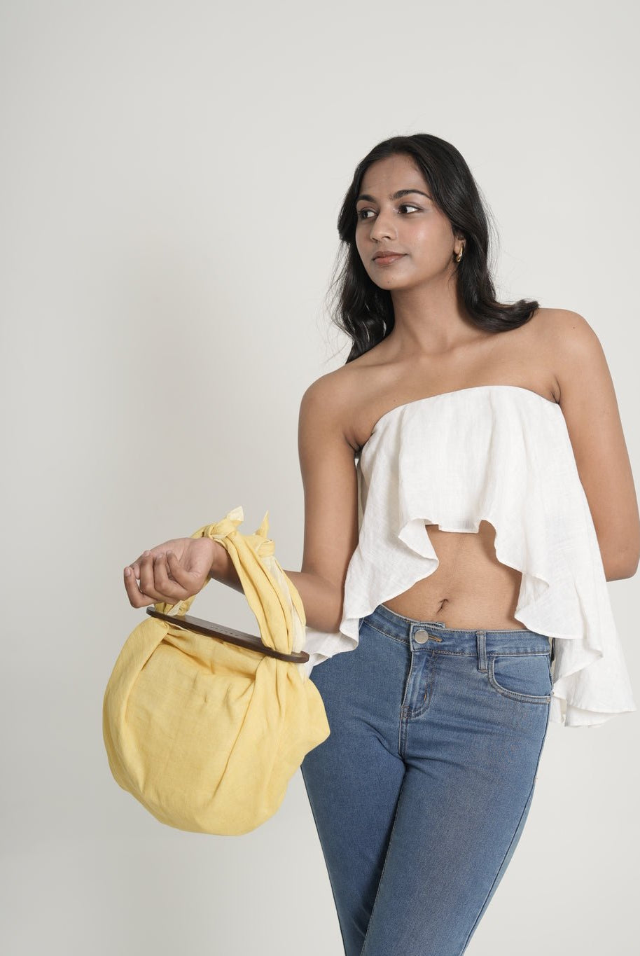 Beach Bag - Bicycle Yellow - CiceroniBagsPaeony