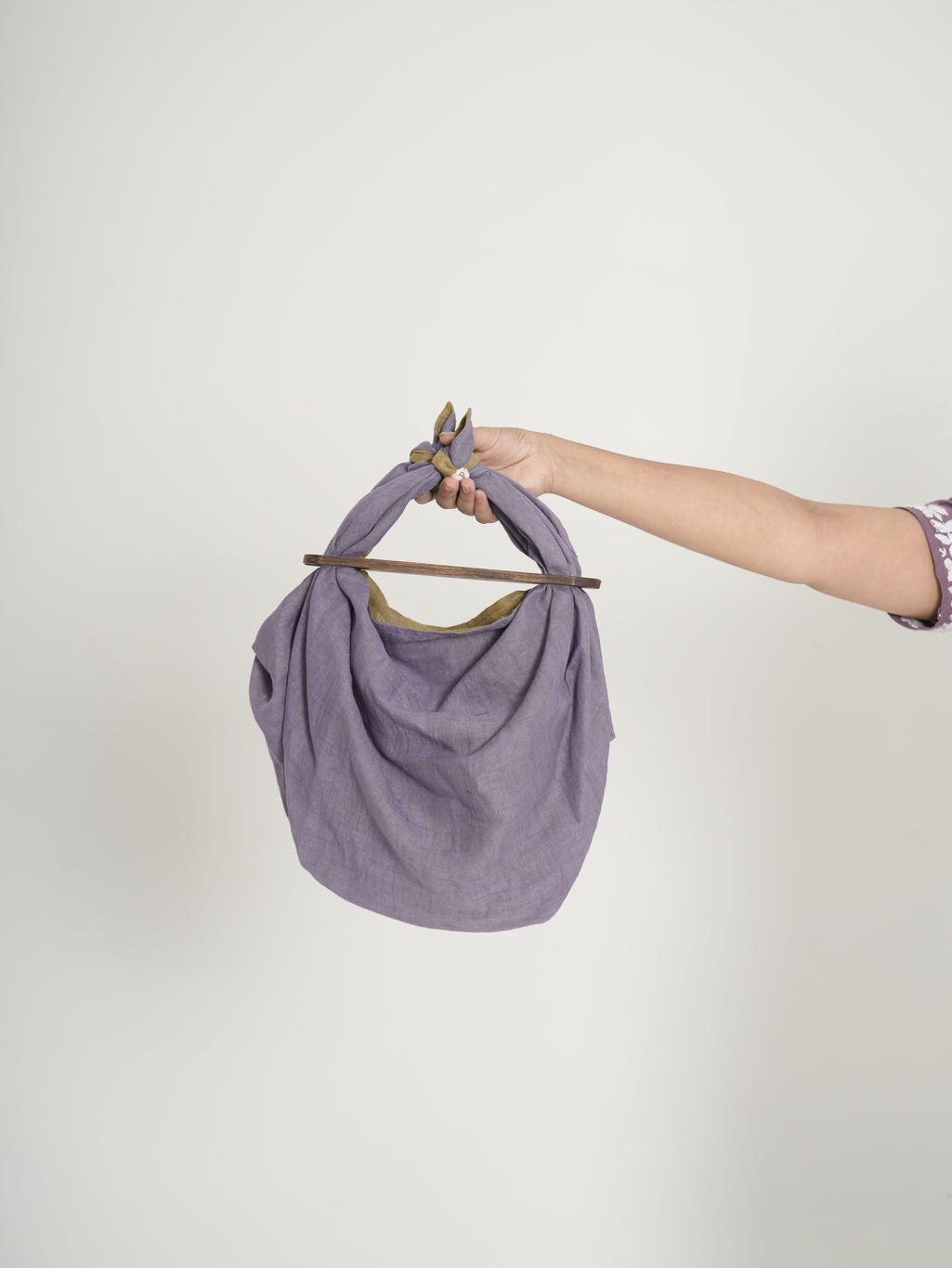 Beach Bag - Purple Rose - CiceroniBagsPaeony