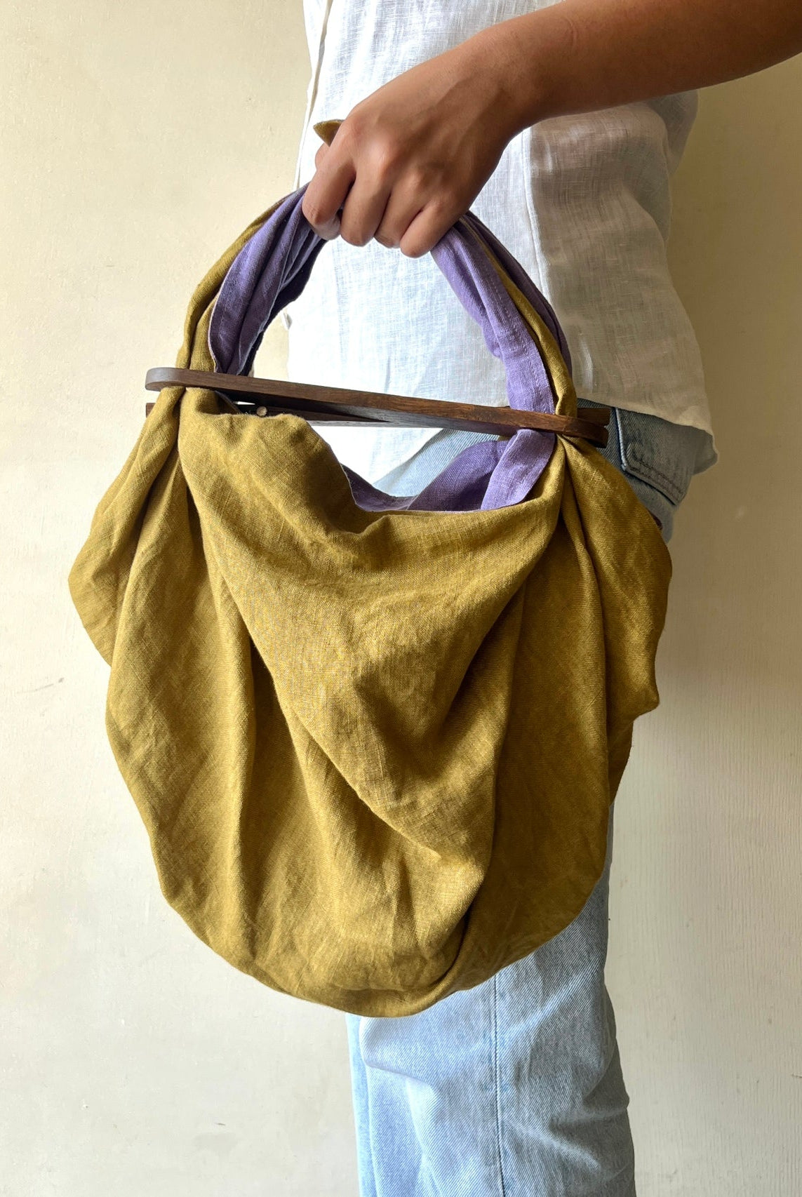 Beach Bag - Purple Rose - CiceroniBagsPaeony