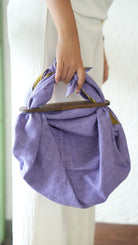 Beach Bag - Purple Rose - CiceroniBagsPaeony