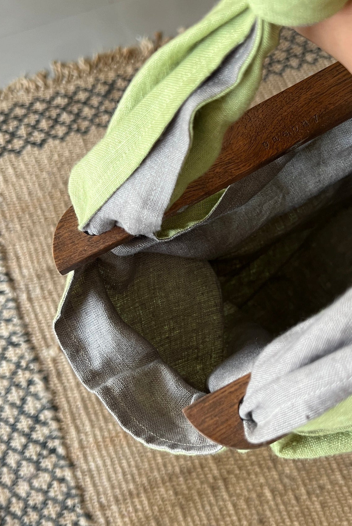 Beach Bag - Sea Green - CiceroniBagsPaeony