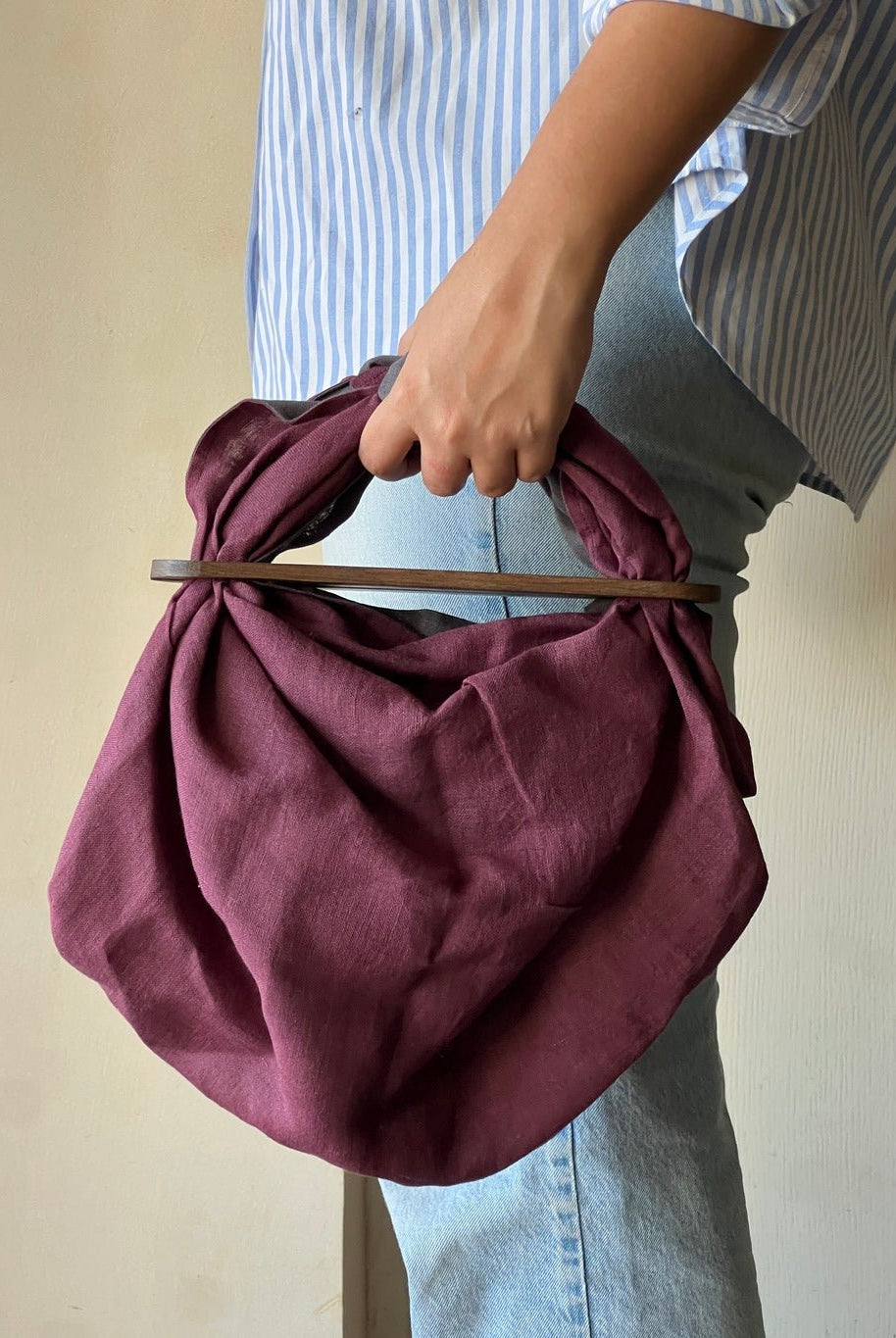 Beach Bag - Wine - CiceroniBagsPaeony