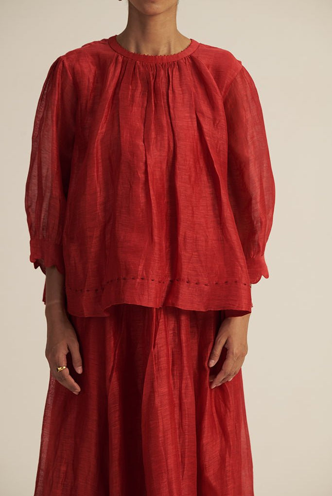 Bella Set - Red - CiceroniSkirt SetGaach