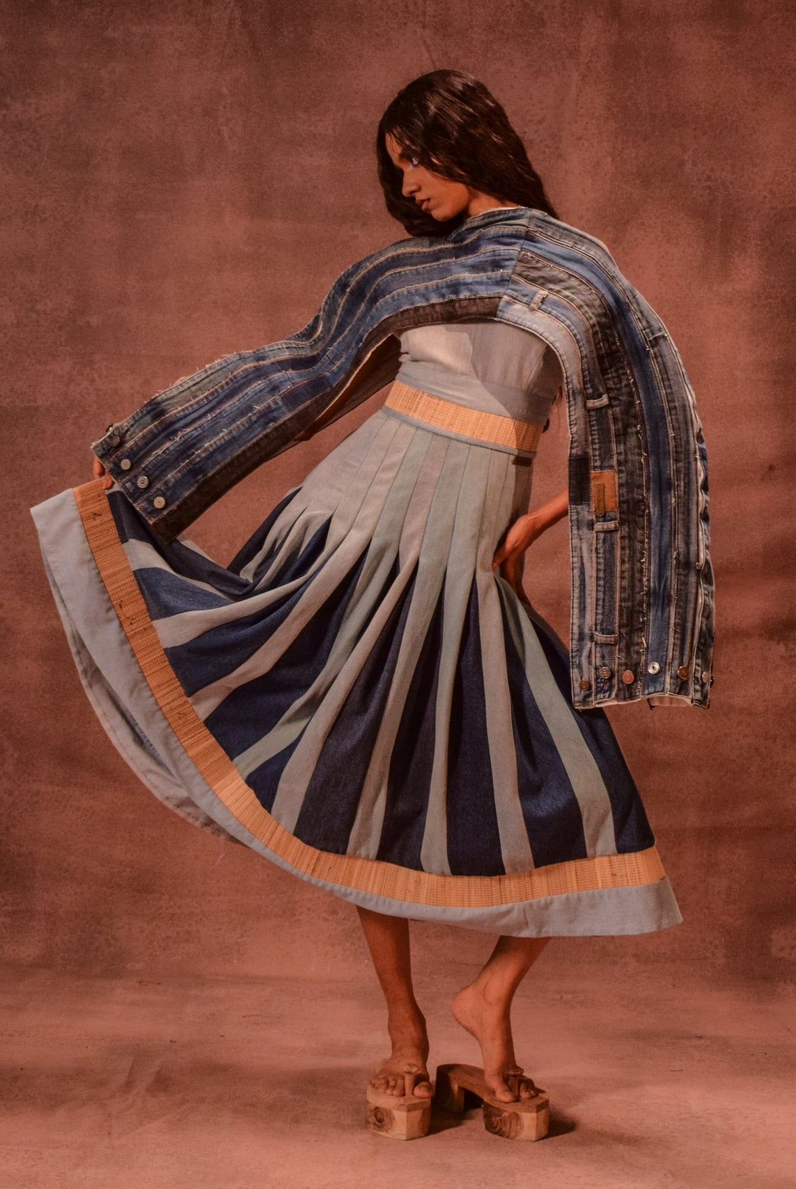 Belt Circle Cape - CiceroniJacketsAnam Husain