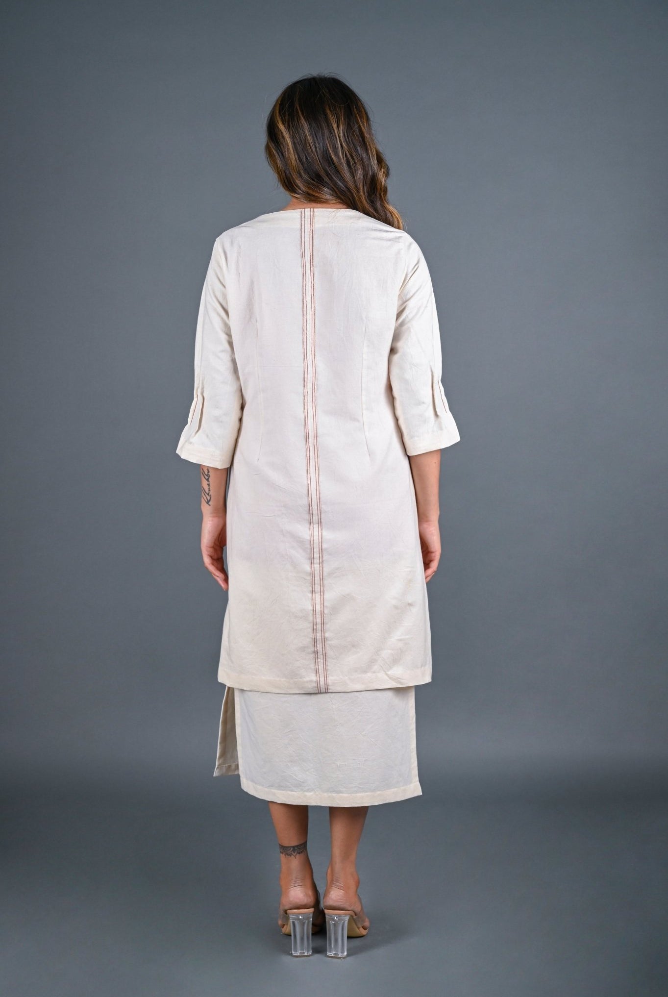 Belted Asymmetric Jacket - CiceroniJacketsRang by Rajvi