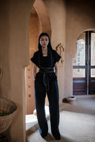 Berlin Shawl Collar Top - CiceroniTopsThe Terra Tribe