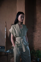 Berlin Shawl Collar Top - CiceroniTopsThe Terra Tribe