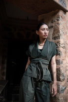 Berlin Shawl Collar Top - CiceroniTopsThe Terra Tribe