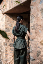 Berlin Shawl Collar Top - CiceroniTopsThe Terra Tribe