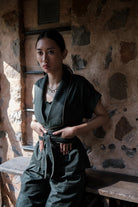 Berlin Shawl Collar Top - CiceroniTopsThe Terra Tribe